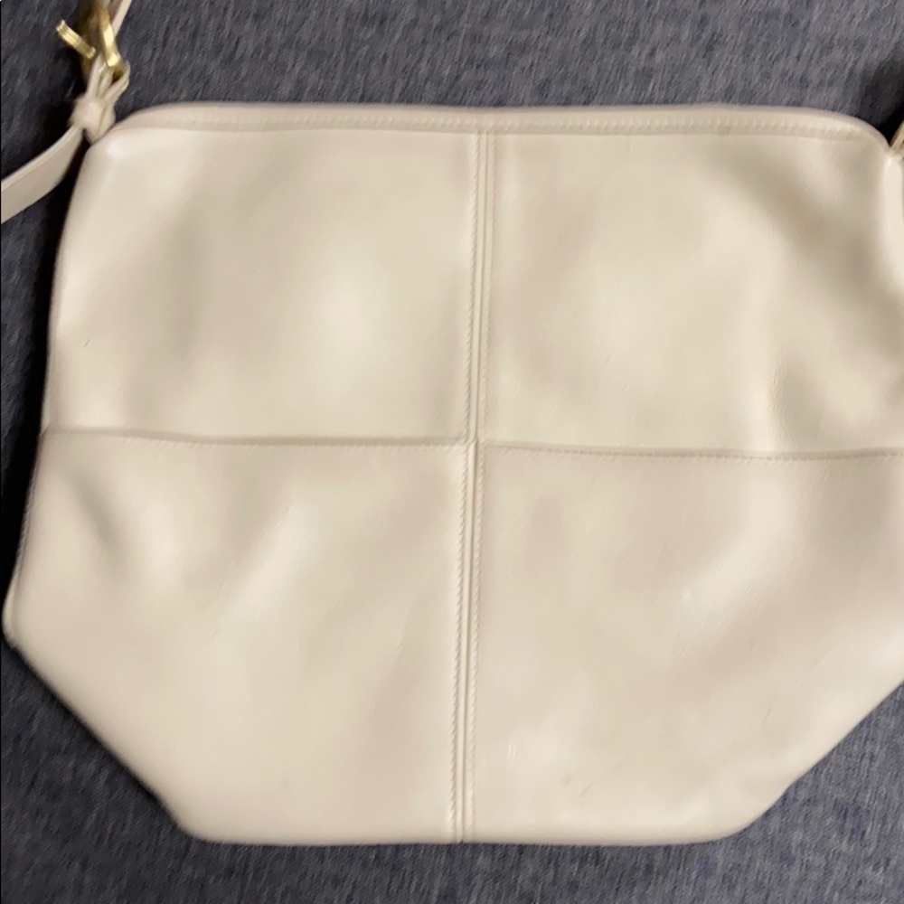 Vintage Coach leather cross body bag, cream - Picture 3 of 15